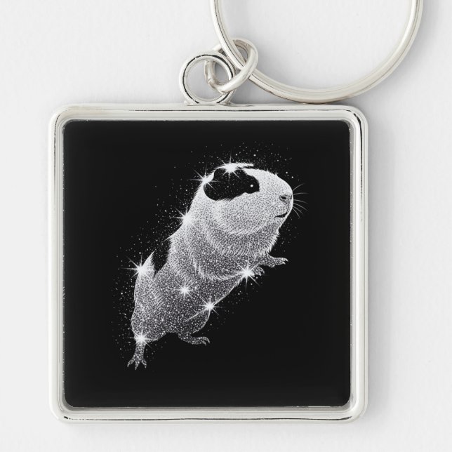 Llavero Guinea pig glittering keyring (Frente)