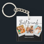Llavero Guión Bestie BFF Best Friends Personalizado Simple<br><div class="desc">Guión Bestie BFF Best Friends Personalizado Simple</div>