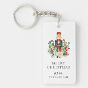 Llavero Guión de cascanueces de Navidad Verde navideño