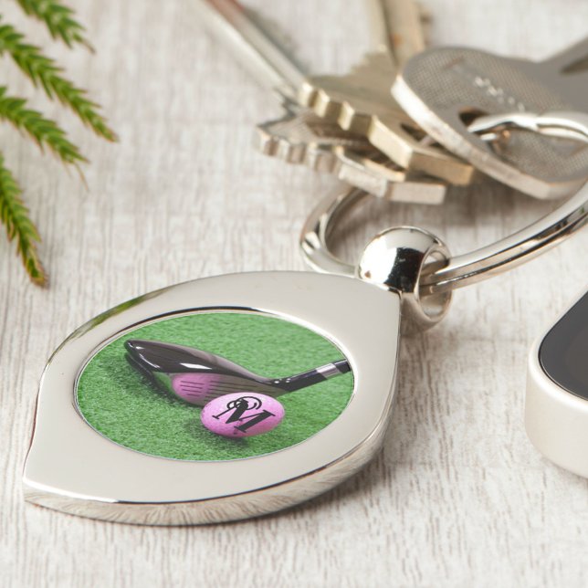 Llavero Guión de faldón de monograma personalizado Pelota  (Subido por el creador)