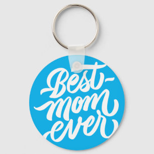 Llavero Guión manuscrito de la mejor mamá del mundo