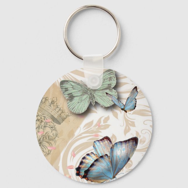 Llavero guiones de postmark mariposa Paris Effiel Tower (Anverso)