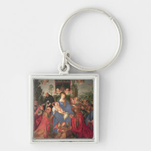 Llavero Guirnalda del Altarpiece de los rosas, 1600