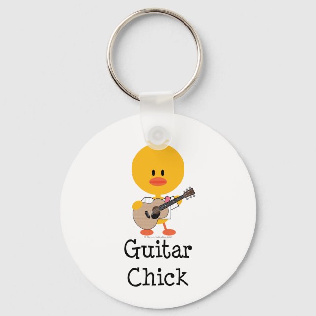 Llavero Guitar Chick Keychain (Anverso)