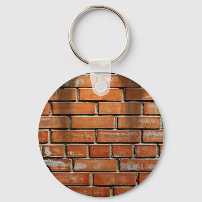 Llavero Guitar contra la pared de ladrillo (Anverso)