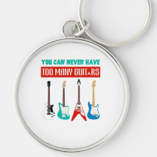 Llavero Guitar Lover   Nunca Se Puede Tener A Muchos Guita