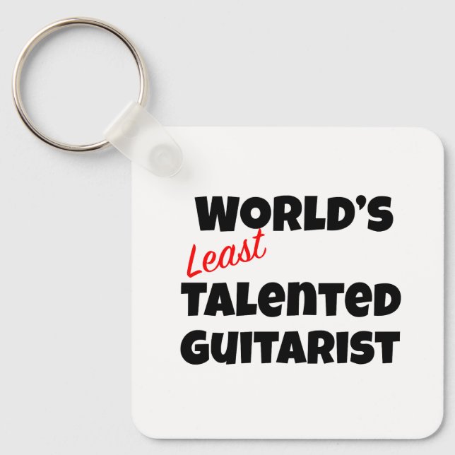 Llavero Guitarista menos talentoso del mundo (Anverso)