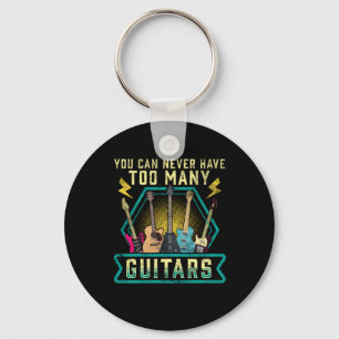Llavero Guitarista: Nunca se puede tener demasiadas navida