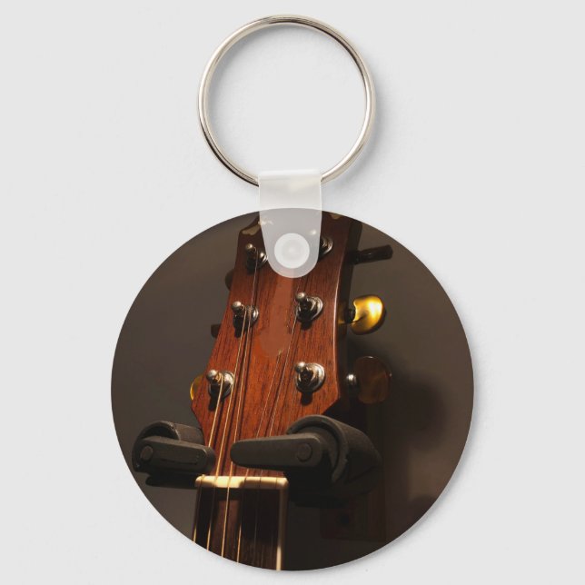 Llavero Guitarra Acústica Adorable (Anverso)