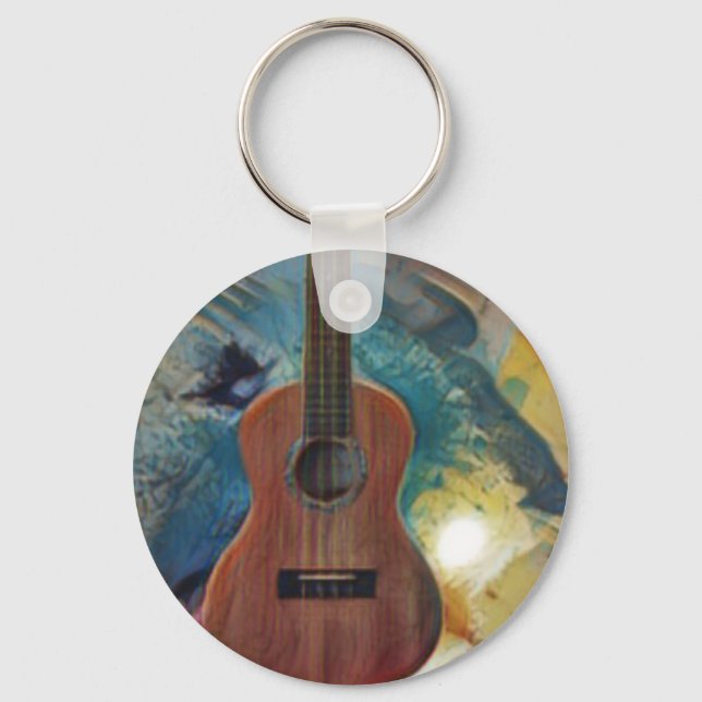 Llavero Guitarra Acústica de Guay (Anverso)