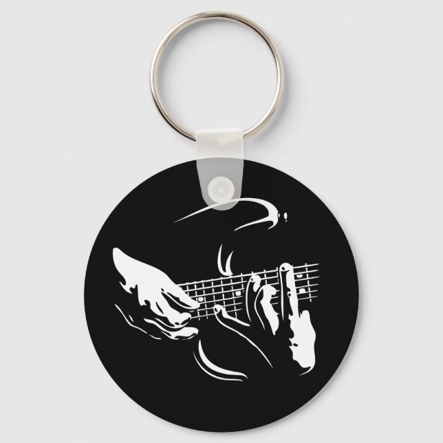 Llavero guitarra-manos-DKT (Anverso)