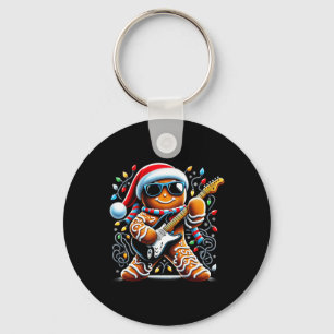 Llavero Guitarra rock Gingerbread Tocando guitarra -Chris