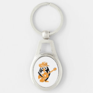 Llavero Guitarrista pingüino