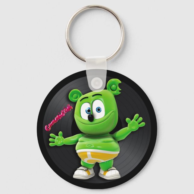 Llavero Gummibär Vinyl Record DJ Keychain (Anverso)