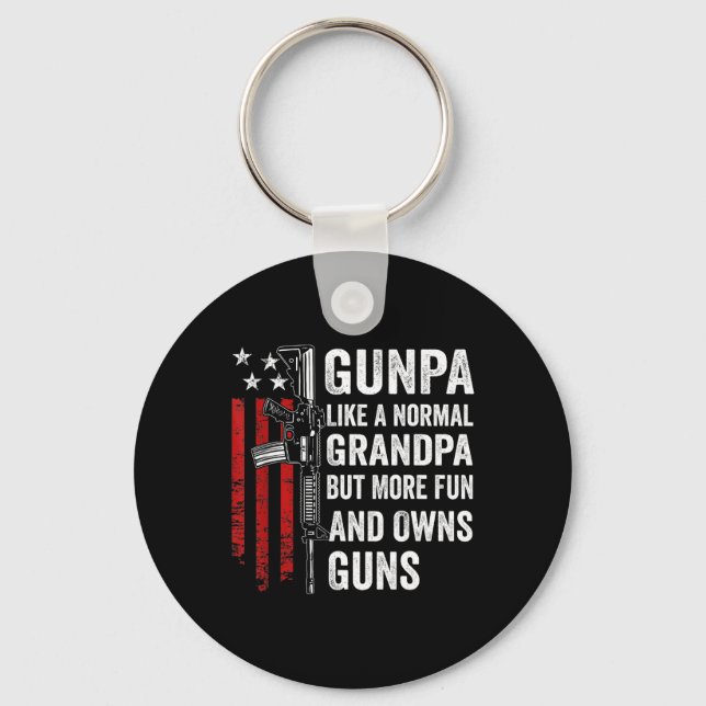 Llavero Gunpa Como Un Abuelo Normal Pero Más Diversión Y D (Anverso)