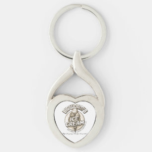 Llavero Gusano grande negro