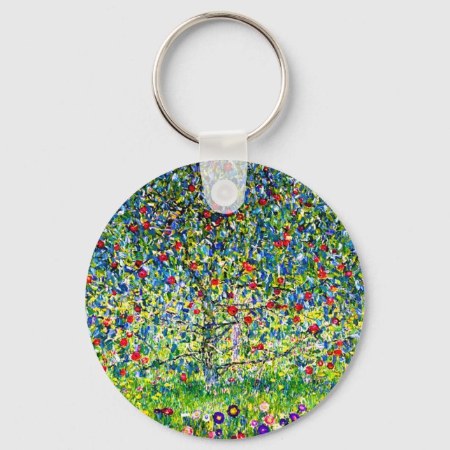 Llavero Gustav Klimt Apple Tree (Anverso)