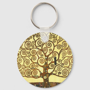 Llavero Gustav Klimt Árbol de la cadena de claves de vida