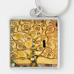 Llavero Gustav Klimt Árbol de la Vida: Simbolista Art Nouv