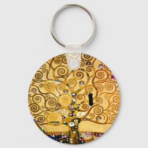 Llavero Gustav Klimt Árbol de la Vida: Simbolista Art Nouv
