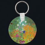 Llavero Gustav Klimt Bauerngarten Bella Artes del Jardín d<br><div class="desc">Gustav Klimt Bauerngarten Bella Artes Keychain</div>