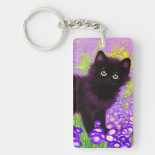 Llavero Gustav Klimt Black Kitten