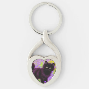 Llavero Gustav Klimt Black Kitten
