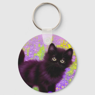 Llavero Gustav Klimt Black Kitten