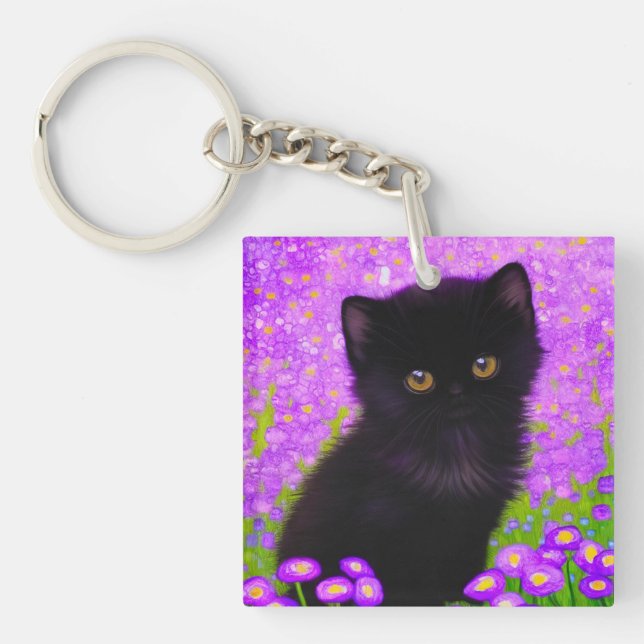 Llavero Gustav Klimt Cat (Frente)