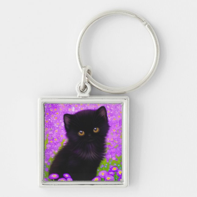 Llavero Gustav Klimt Cat (Frente)