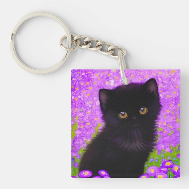 Llavero Gustav Klimt Cat (Frente)