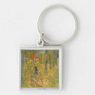 Llavero Gustav Klimt Farm Garden con Crucifix