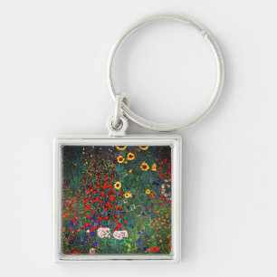 Llavero Gustav Klimt Flower Garden