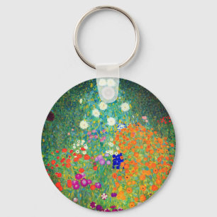 Llavero Gustav Klimt Flower Garden
