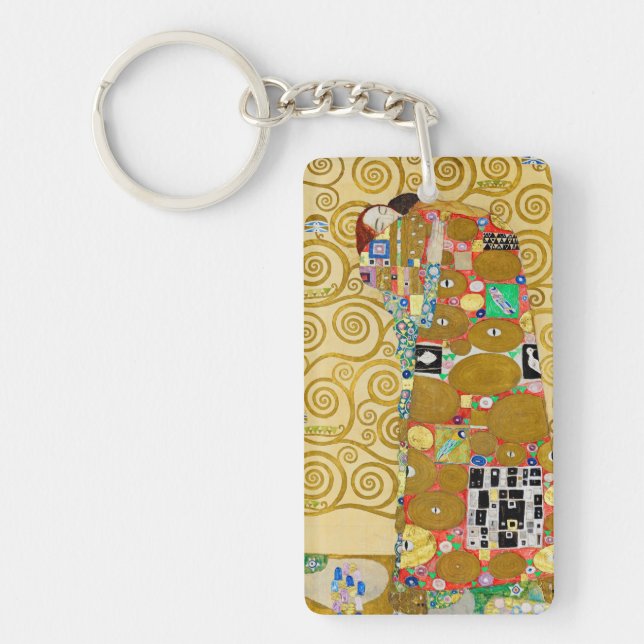 Llavero Gustav Klimt Fulfillment Nouveau Couple (Frente)