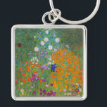 Llavero Gustav Klimt - Jardín de flores<br><div class="desc">Jardín de flores - Gustav Klimt en 1905-1907</div>