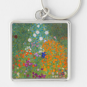 Llavero Gustav Klimt - Jardín de flores