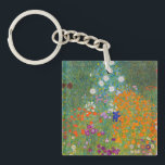 Llavero Gustav Klimt - Jardín de flores<br><div class="desc">Jardín de flores - Gustav Klimt en 1905-1907</div>