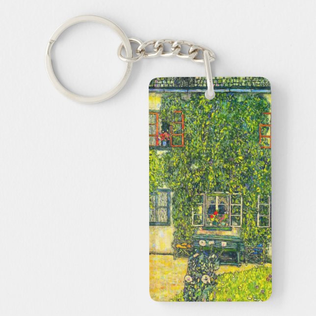 Llavero Gustav Klimt La Casa de la Guardia (Frente)