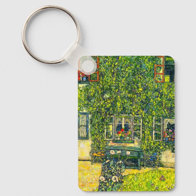 Llavero Gustav Klimt La Casa de la Guardia (Anverso)