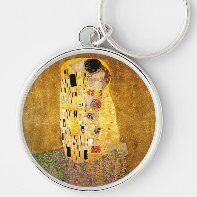Llavero Gustav Klimt La Pintura Clásica Del Beso (Frente)