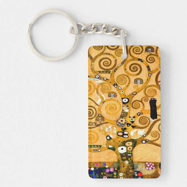 Llavero Gustav Klimt Tree of Life (Frente)