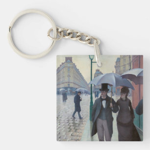 Llavero Gustave Caillebotte - Calle de París; Día lluvioso