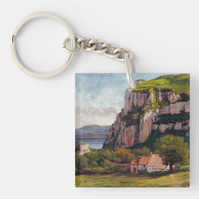 Llavero Gustave Courbet la roca de Hautepierre (Frente)