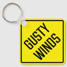 Llavero Gusty Winds Metalizado Square Keychain