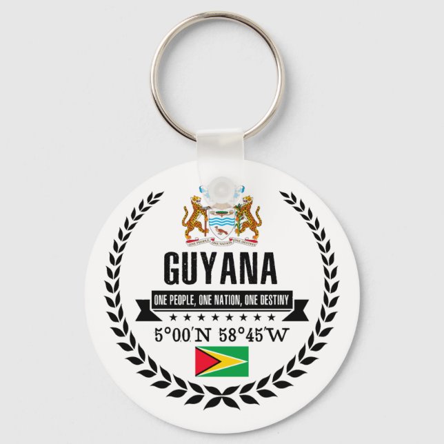 Llavero Guyana (Anverso)