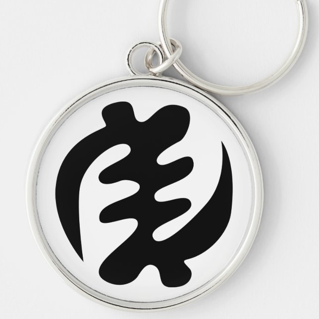 Llavero Gye Nyame| Dios es el símbolo Adinkra Supremo (Frente)