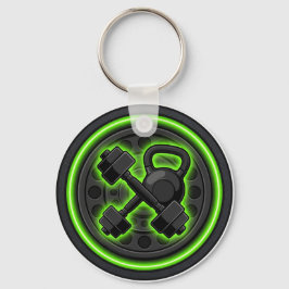 Llavero Gym Fitness Dumbbell Strength Keychain