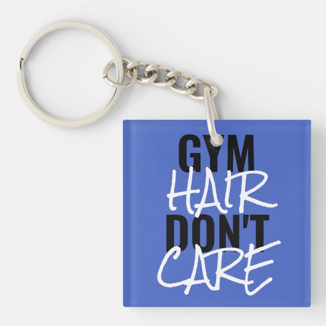 Llavero Gym Hair no le importa la cadena de claves de las  (Frente)