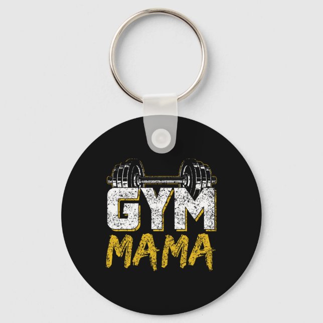 Llavero Gym Mama Formación Fitness Halterofilia Mo (Anverso)